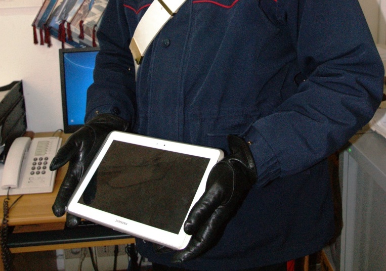 polizia tablet