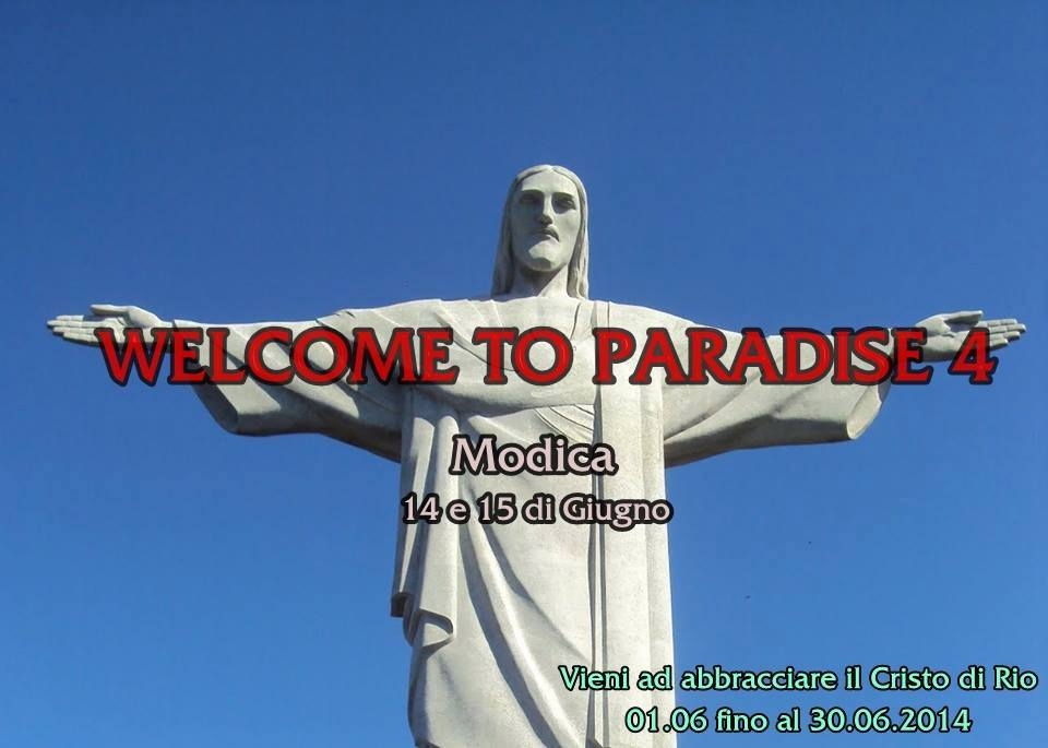foto welcome to paradise il Cristo di Rio