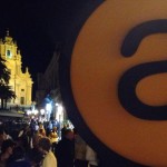 Domenico De Masi in piazza Duomo a Ibla