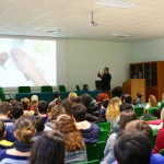 foto Sultano fa lezione al liceo scientifico di Ragusa