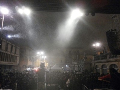 Al concerto dei Tinturia in piazza San Giovanni a Ragusa