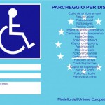 tesserino parcheggio disabili