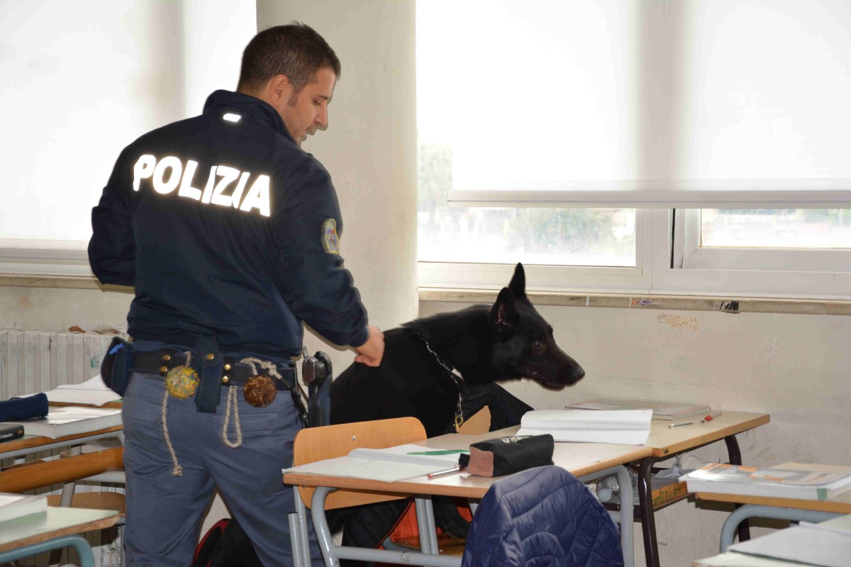 Controlli antidroga nelle scuole