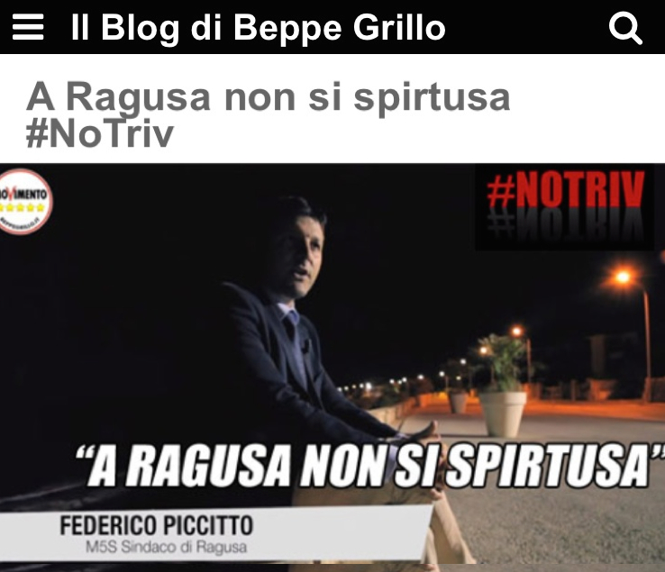 A Ragusa nun si spirtusa