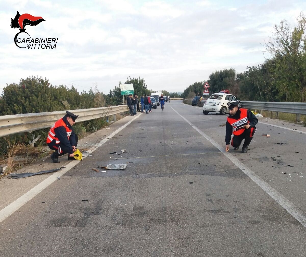 Incidente mortale alle porte di Comiso