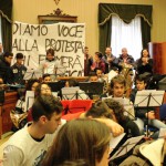 La protesta del Liceo Musicale di Modica