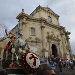 San Giorgio 2017 il simulacro e la chiesa del Purgatorio