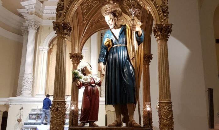 Il simulacro di San Giuseppe a Giarratana anno 2018