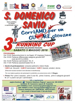 Locandina Running cup 2018