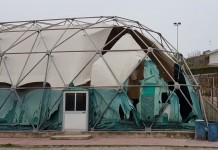 Modica, il vento squarcia il telone del Geodetico: danni ingenti