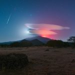 Nightscape at Mount Etna