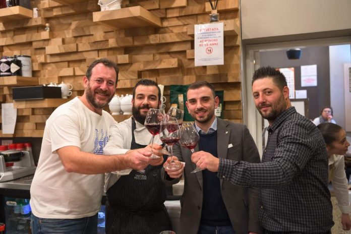 Mauro Cutuli (Grottafumata), lo chef Francesco Ruta, Francesco Iacono, Carmelo Sofia (Sofia)