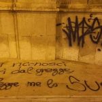 scritte vandaliche – vandali – vittoria