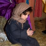 Uno dei piccoli figuranti al presepe vivente di San Paolo apostolo