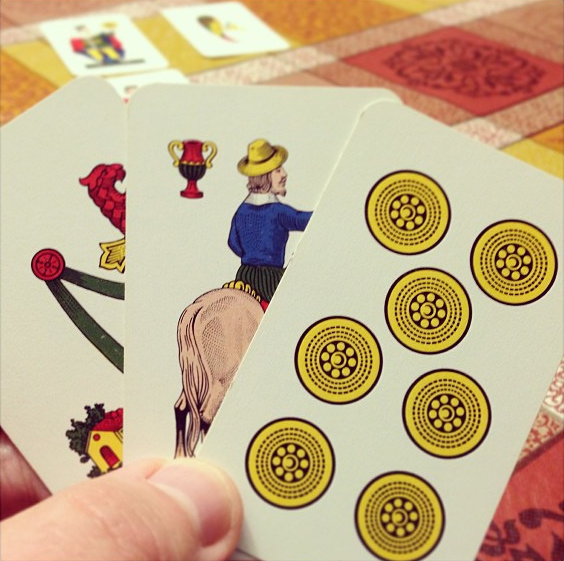 Le carte siciliane da briscola