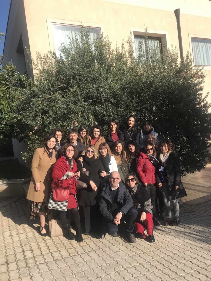 operatori del Centro Neuromotulesi (prima del Covid-19)