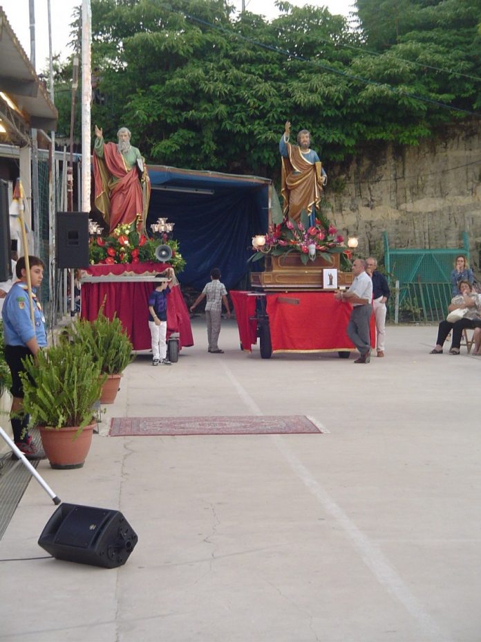 I simulacri dei Santi apostoli Paolo e Pietro