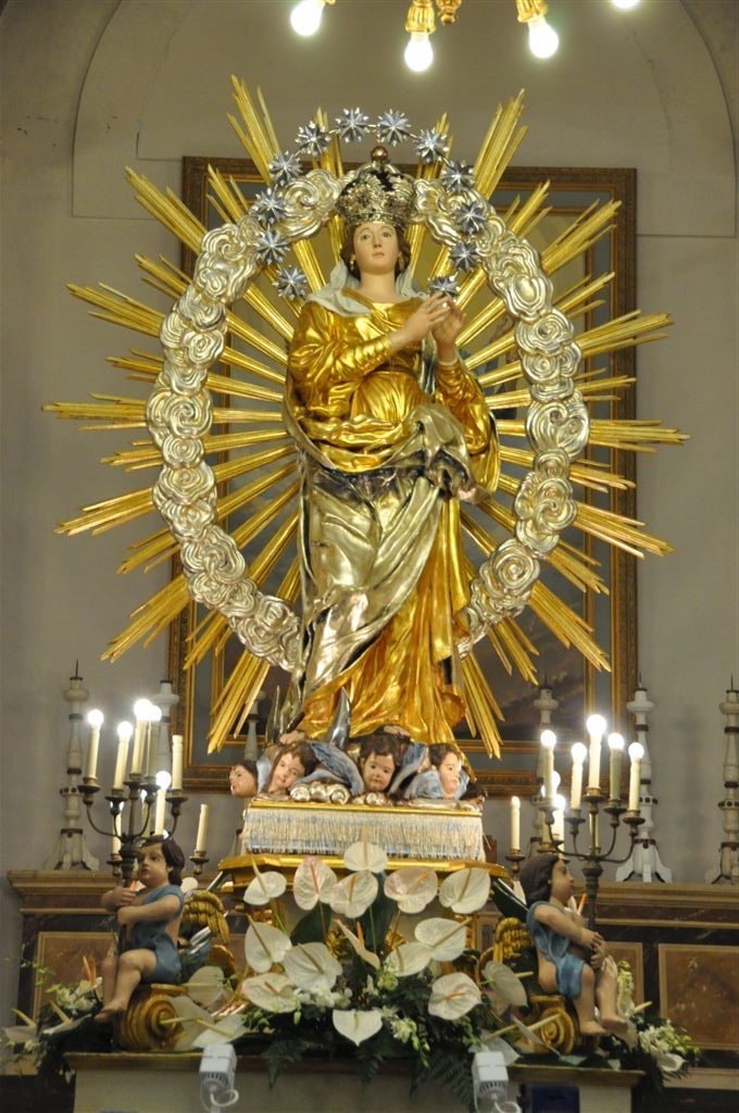 Il simulacro dell'Immacolata Concezione