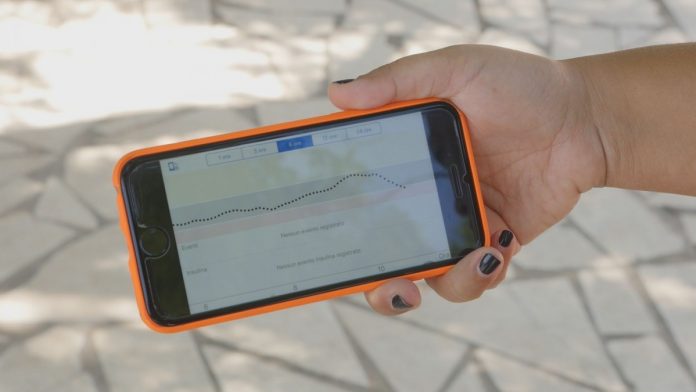 Un rilevatore dei valori del diabete