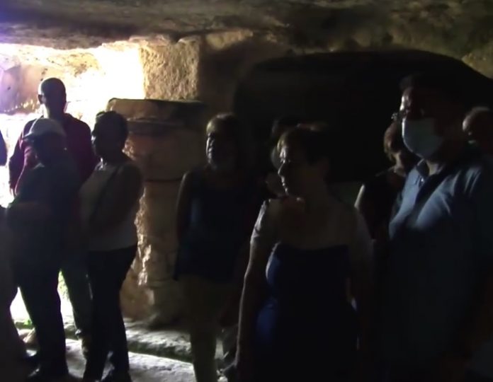 Gli associati Uici alla grotta delle Trabacche