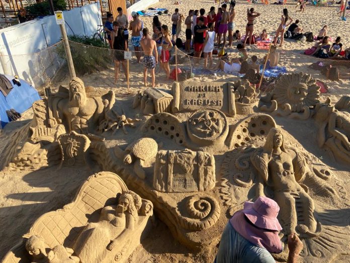 sculture di sabbia
