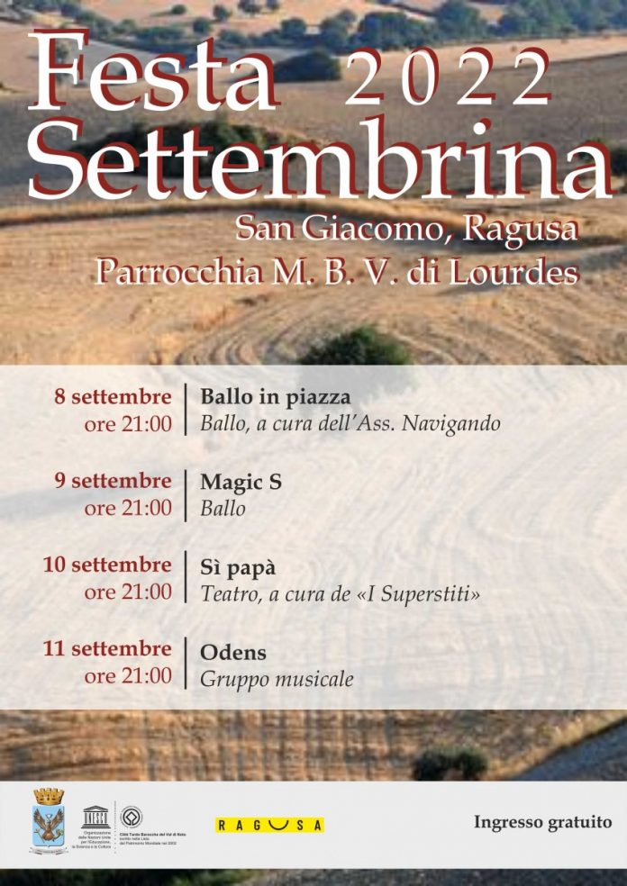 Festa settembrina - San Giacomo 2022