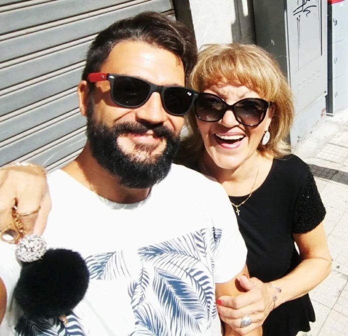 Nunzio Bruno con la mamma