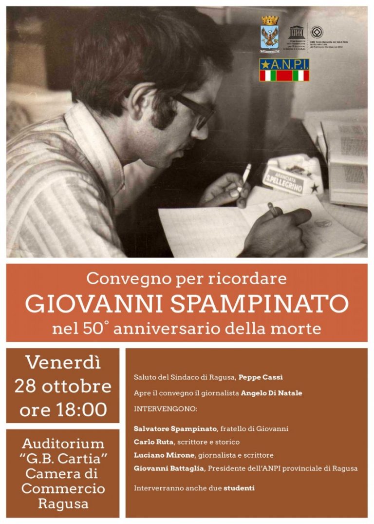 50 anni dalla morte di Spampinato un convegno per ricordarlo