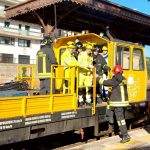 simulazione deragliamento treno