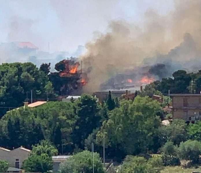 incendio Modica, A Vetta