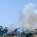 incendio a vetta, modica