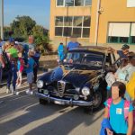 auto storica polizia, bambini