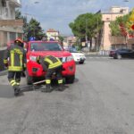 vigili del fuoco, tombini via Grandi