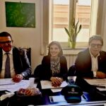 Da sinistra – Rosario Marchese Ragona, Annamaria Barrile, Sandro Gambuzza