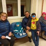 – Famiglia Tamer Khaled Tamer e la moglie Atlal Krra, con i due figli di 9 mesi e 10 anni