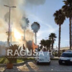 incendio palma marina di ragusa