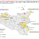 Comuni in Sicilia con almeno 10.000 residenti (età 18-74 anni) con giocate online superiori ai 3.000 euro pro capite