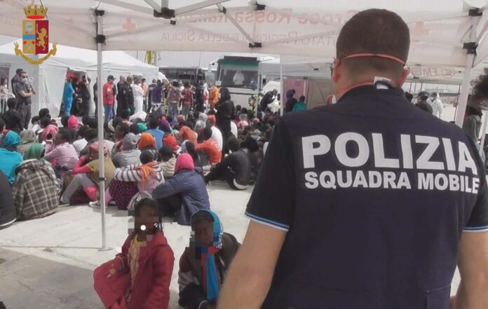 sbarco, polizia
