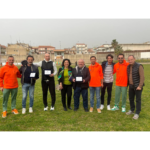 i premiati Salvatore Dipasquale, Peppe Licata, Sandro Ingrao con il sindaco Maria Rita Schembari e i dirigenti del Comiso