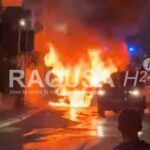 incendio auto scoglitti