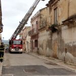 intervento VVF e Pol. Locale a Vittoria
