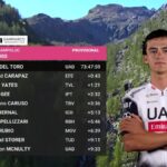 Damiano Caruso, Overall Standings