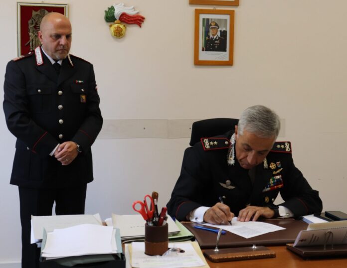 Modica, visita Comandante Legione
