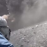 etna, turisti in fuga