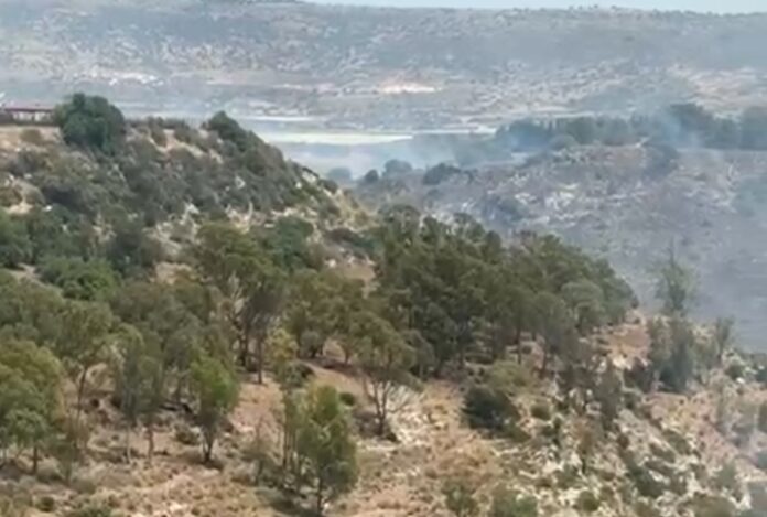 incendio Valle dell'Ippari