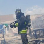 incendio mansarda Vittoria