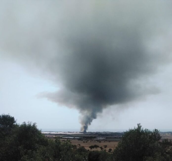 incendio zona randello