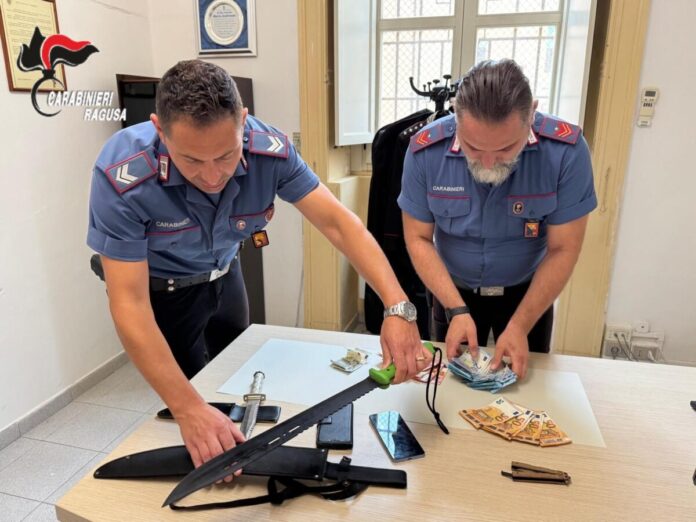 machete sequestrato CC
