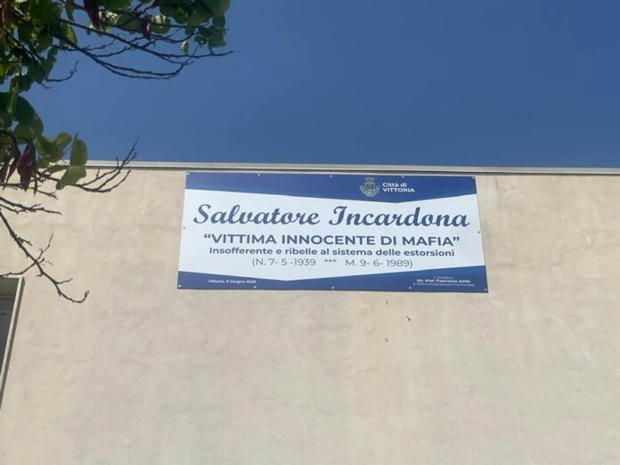 targa Incardona Salvatore