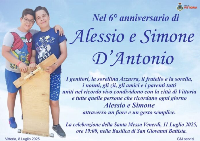 6 anniversario Alessio e Simone